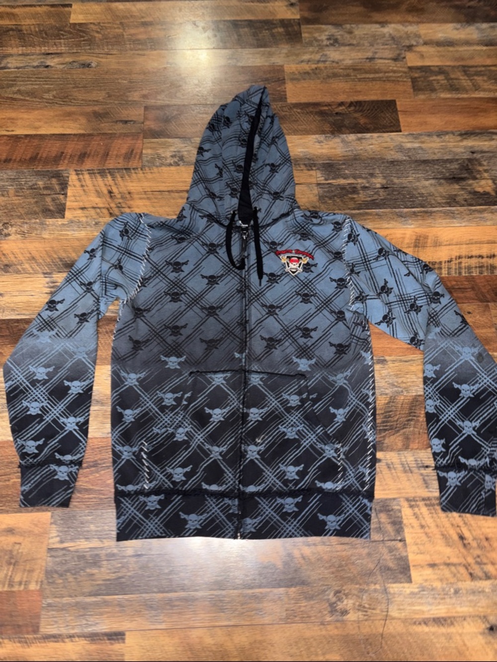 Disney Parks Pirates of the Caribbean Hoodie Jacket Dead Men No Tales